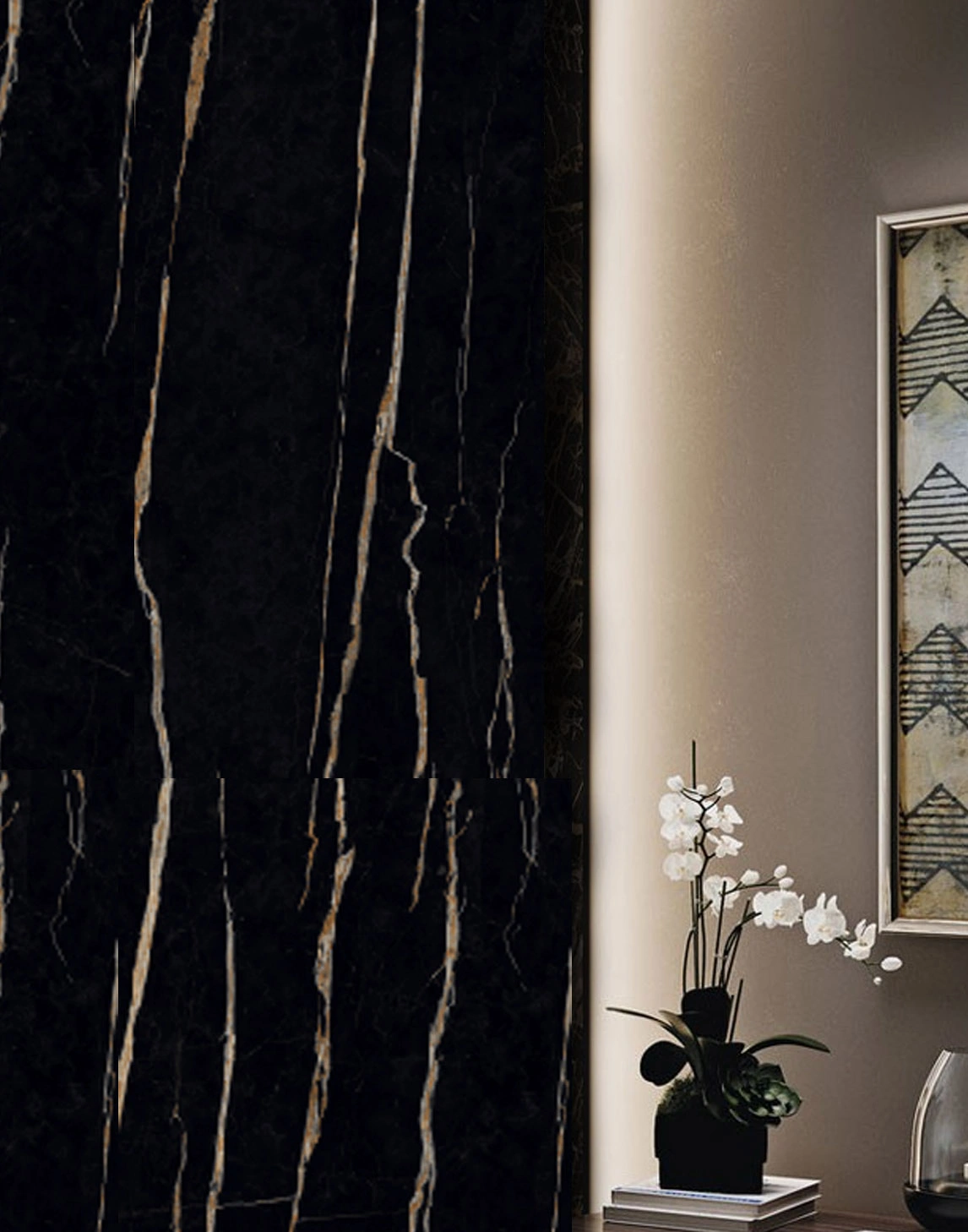 Matētas flīzes IMPERIAL GOLDEN MARBLE, 60x120 cm, AM